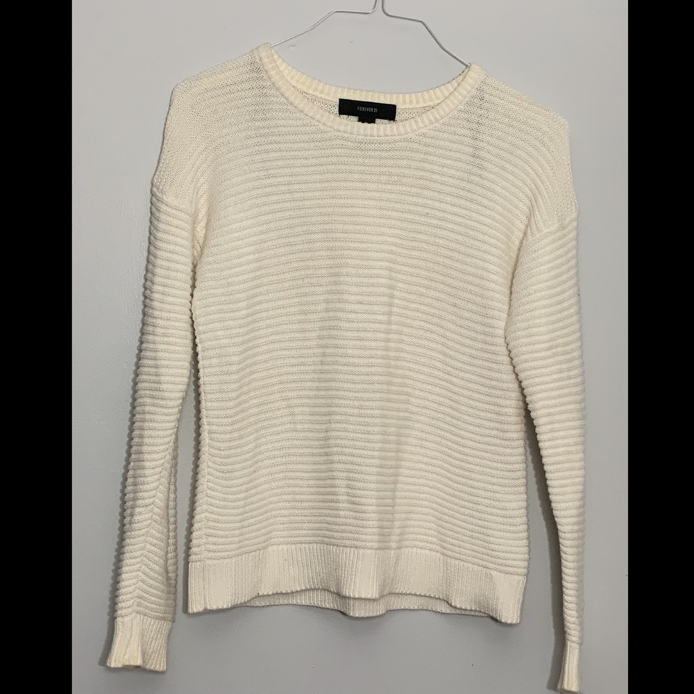 White sweater!